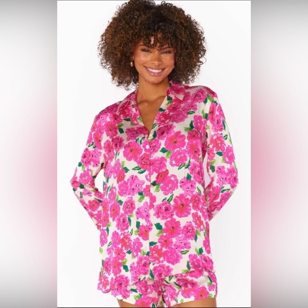 Mumu Early Riser Satin PJ Set